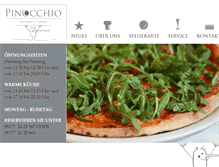 Tablet Screenshot of pinocchio-muensing.de